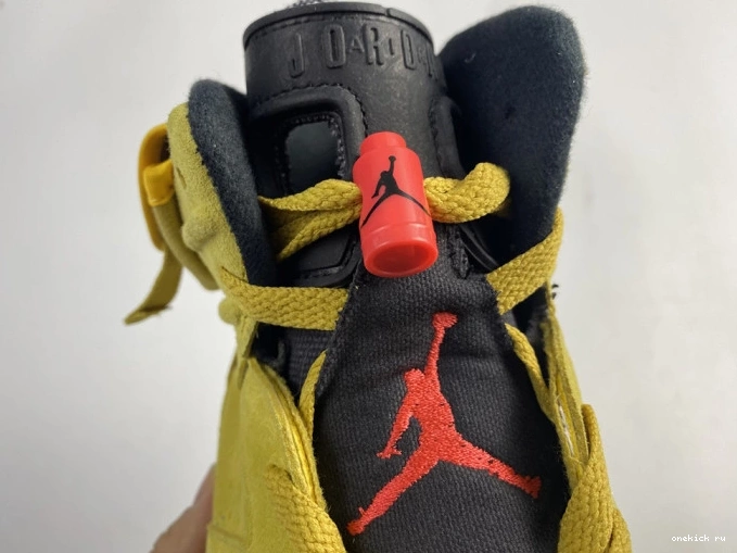 Rep Onekick X TRAVIS YELLOW 6 JORDAN CN1084-300 SCOTT AIR 0817